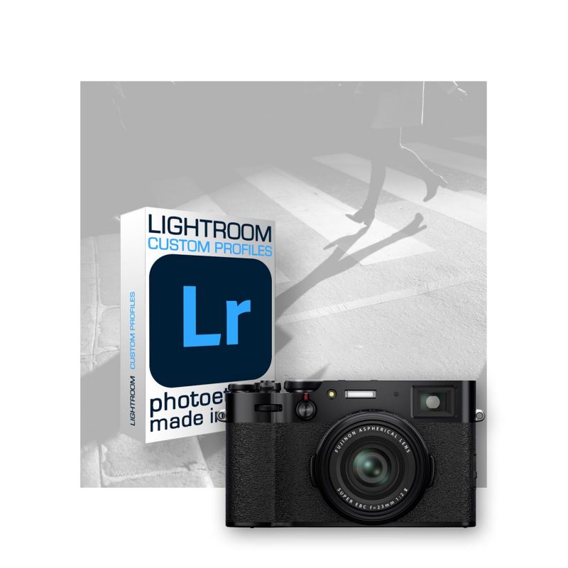 Profils Lightroom : Fujifilm X100V et Fujifilm X100VI