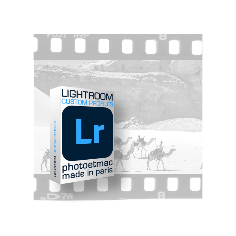Profil Lightroom : inversion Film Nega. Noir et Blanc