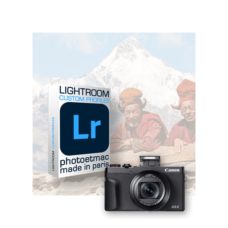 Profils Lightroom Canon PowerShot G5X II & G7X III