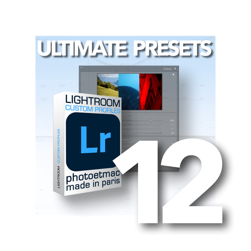 12 Presets ISO Adapt AUTO ‣ Pack ultime 12 Presets